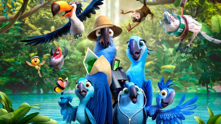 Rio With His All Family In Movie Rio 2