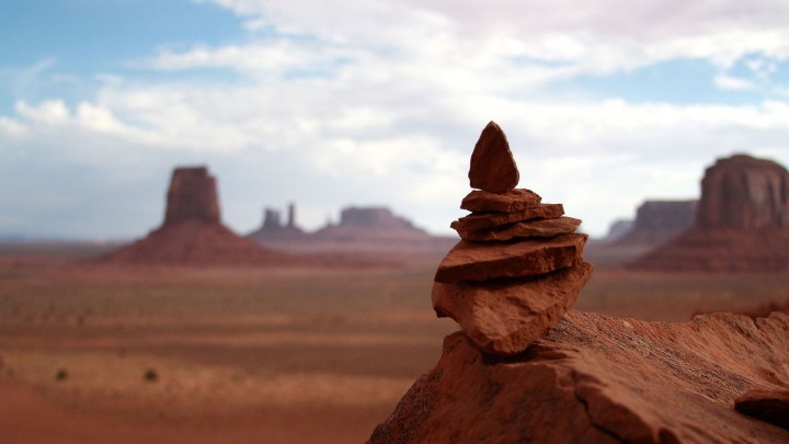 Rock Formation In Monument Valley